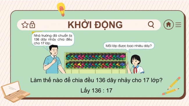 Soạn giáo án điện tử toán 4 cánh diều Bài 42. Chia cho số có hai chữ số (tiếp theo)