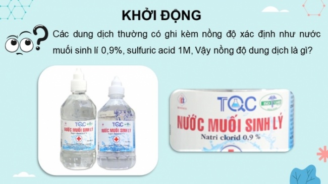 Soạn giáo án điện tử KHTN 8 KNTT Bài 4: Dung dịch và nồng độ