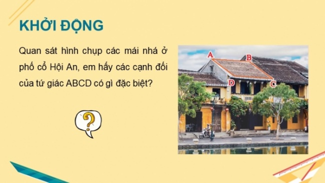 Soạn giáo án điện tử Toán 8 CTST Chương 3 Bài 4: Hình bình hành - Hình thoi