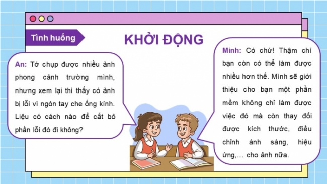 Soạn giáo án điện tử Tin học 8 KNTT Bài 8b: Phần mềm chỉnh sửa ảnh