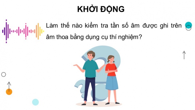 Soạn giáo án điện tử vật lí 11 KNTT Bài 10: Thực hành: Đo tần số của sóng âm