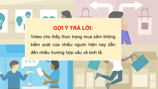 Soạn giáo án điện tử HĐTN 4 cánh diều Tuần 19: Mua sắm thông minh - Hoạt động 1, 2