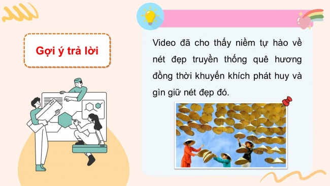 Soạn giáo án điện tử HĐTN 4 cánh diều Tuần 16: Truyền thống quê hương - Hoạt động 1, 2