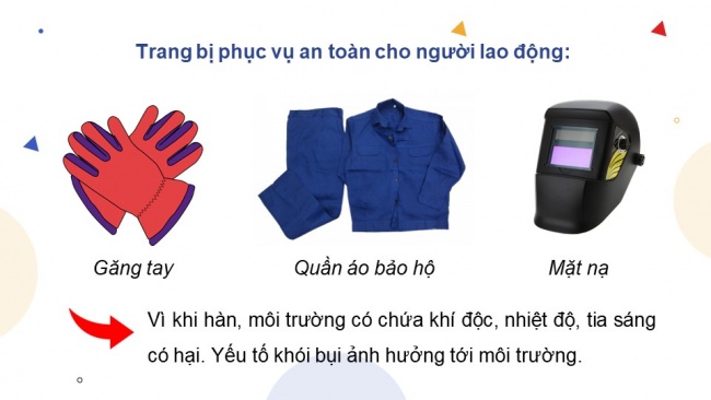 Soạn giáo án điện tử công nghệ cơ khí 11 KNTT Bài 14: An toàn lao động và bảo vệ môi trường trong sản xuất cơ khí