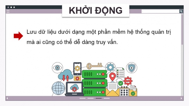 Soạn giáo án điện tử tin học ứng dụng 11 KNTT Bài 12: Hệ quản trị cơ sở dữ liệu và hệ cơ sở dữ liệu