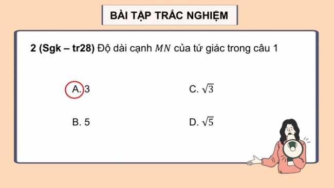 Soạn giáo án điện tử Toán 8 CTST: Bài tập cuối chương 5