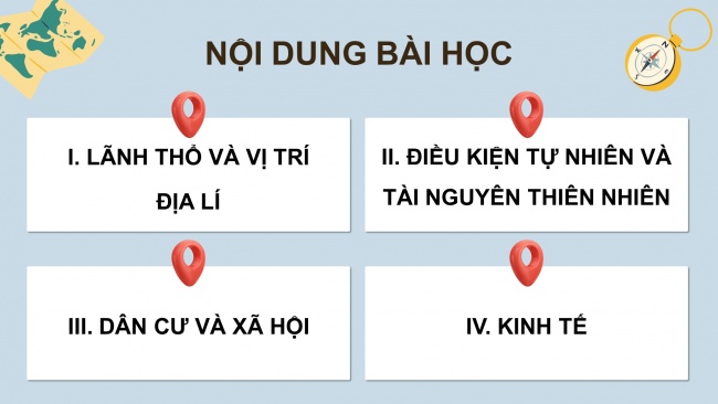 Soạn giáo án điện tử địa lí 11 CTST Bài 12: Tự nhiên, dân cư, xã hội và kinh tế Đông Nam Á (P2)