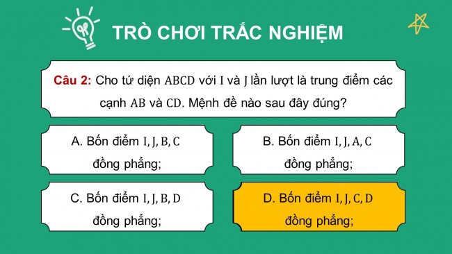 Soạn giáo án điện tử toán 11 CTST Chương 4 Bài tập cuối chương 4