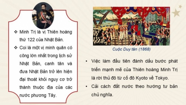 Soạn giáo án điện tử Lịch sử 8 KNTT Bài 14: Trung Quốc và Nhật Bản từ nửa sau thế kỉ XIX đến đầu thế kỉ XX (P1)