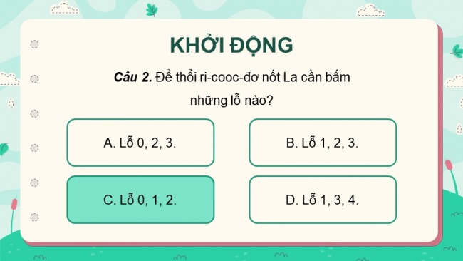 Soạn giáo án điện tử âm nhạc 4 KNTT Tiết 26: Tổ chức hoạt động Vận dụng - Sáng tạo