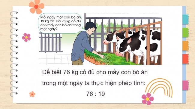 Soạn giáo án điện tử toán 4 cánh diều Bài 40. Chia cho số có hai chữ số