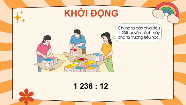 Soạn giáo án điện tử toán 4 cánh diều Bài 44. Thương có chữ số 0