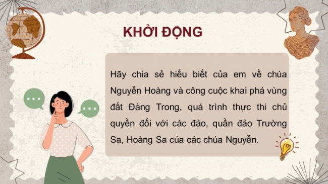 Soạn giáo án điện tử Lịch sử 8 KNTT Bài 6: Công cuộc khai phá vùng đất phía Nam từ thế kỉ XVI đến thế kỉ XVIII