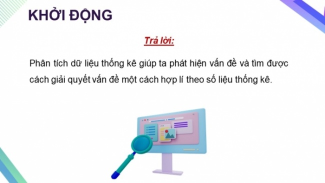 Soạn giáo án điện tử Toán 8 CTST Chương 4 Bài 3: Phân tích dữ liệu