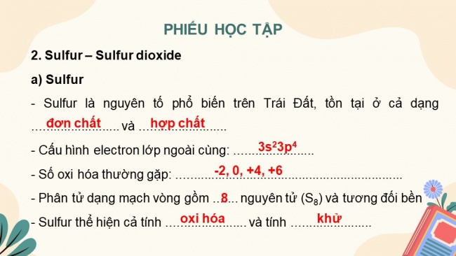 Soạn giáo án điện tử hóa học 11 KNTT Bài 9: Ôn tập chương 2