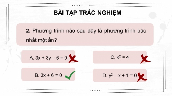 Soạn giáo án điện tử Toán 8 CTST: Bài tập cuối chương 6