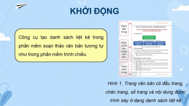 Soạn giáo án điện tử Tin học 8 CTST Bài 9A: Trình bày văn bản