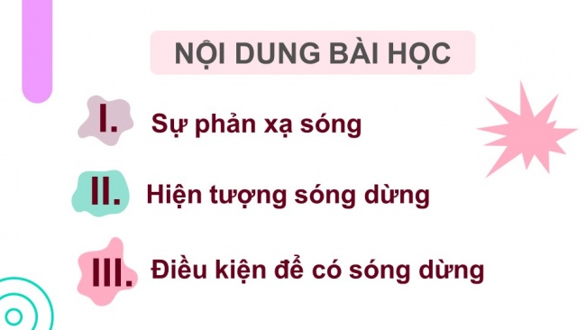 Soạn giáo án điện tử vật lí 11 CTST Bài 9: Sóng dừng