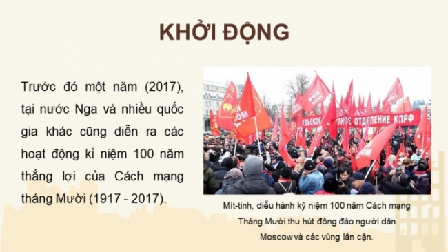 Soạn giáo án điện tử Lịch sử 8 KNTT Bài 12: Chiến tranh thế giới thứ nhất (1914 - 1918) và Cách mạng tháng Mười Nga năm 1917 (P1)