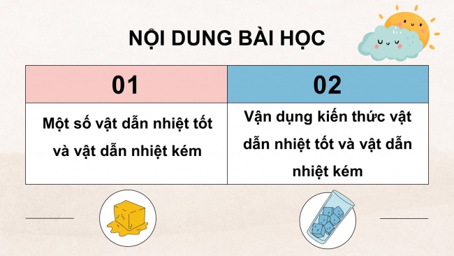 Soạn giáo án điện tử khoa học 4 cánh diều Bài 12: Vật dẫn nhiệt tốt và vật dẫn nhiệt kém