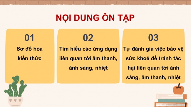 Soạn giáo án điện tử khoa học 4 cánh diều: Ôn tập chủ đề Năng lượng