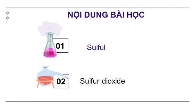 Soạn giáo án điện tử hóa học 11 Cánh diều Bài 6: Sulfur và sulfur dioxide