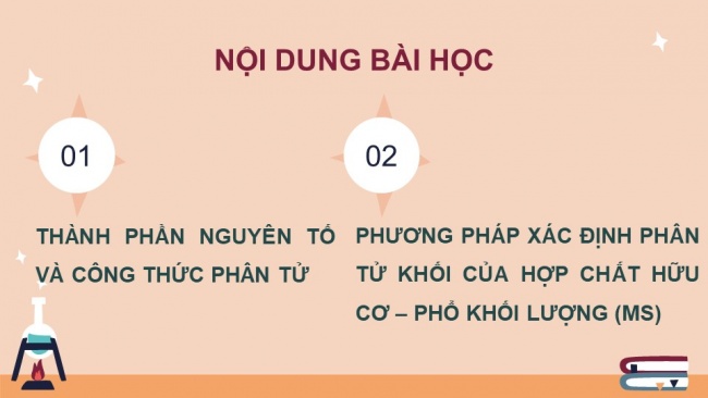 Soạn giáo án điện tử hóa học 11 Cánh diều Bài 10: Công thức phân tử hợp chất hữu cơ