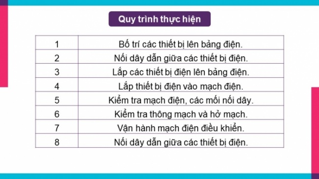 Soạn giáo án điện tử Công nghệ 8 CTST Bài 11: Thực hành lắp mạch điện điều khiển đơn giản