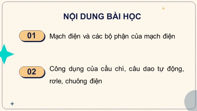 Soạn giáo án điện tử KHTN 8 KNTT Bài 22: Mạch điện đơn giản