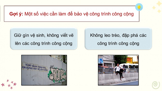 Soạn giáo án điện tử đạo đức 4 cánh diều Bài 8: Em bảo vệ của công