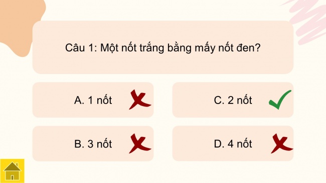 Soạn giáo án điện tử âm nhạc 4 cánh diều Tiết 15: Đọc nhạc: Bài đọc nhạc số 2; Vận dụng