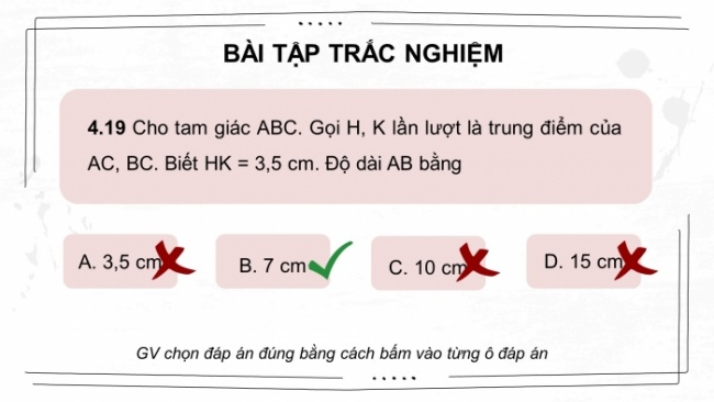 Soạn giáo án điện tử Toán 8 KNTT Bài: Bài tập cuối chương 4