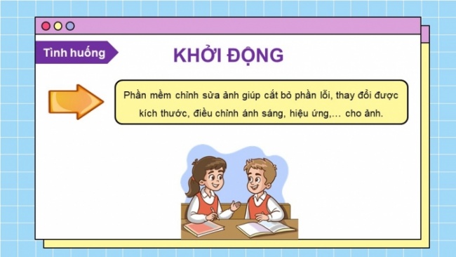 Soạn giáo án điện tử Tin học 8 KNTT Bài 8b: Phần mềm chỉnh sửa ảnh
