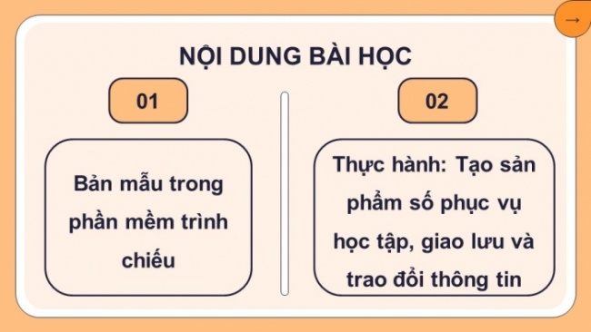 Soạn giáo án điện tử Tin học 8 KNTT Bài 11a: Sử dụng bản mẫu tạo bài trình chiếu