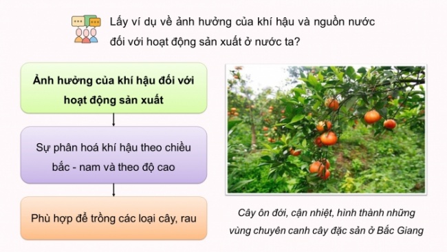 Soạn giáo án điện tử Địa lí 8 KNTT Bài 7: Vai trò của tài nguyên khí hậu và tài nguyên nước đối với sự phát triển kinh tế - xã hội của nước ta