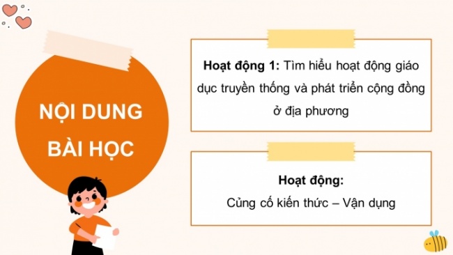 Soạn giáo án điện tử HĐTN 8 KNTT Chủ đề 6 HĐGDTCĐ 1: Tham gia các hoạt động giáo dục truyền thống và phát triển cộng đồng ở địa phương (Tiết 1)