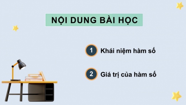 Soạn giáo án điện tử Toán 8 CTST Chương 5 Bài 1: Khái niệm hàm số