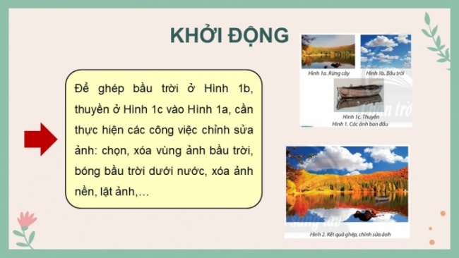 Soạn giáo án điện tử Tin học 8 CTST Bài 9B: Ghép ảnh