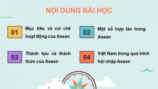 Soạn giáo án điện tử địa lí 11 CTST Bài 13: Hiệp hội các quốc gia Đông Nam Á