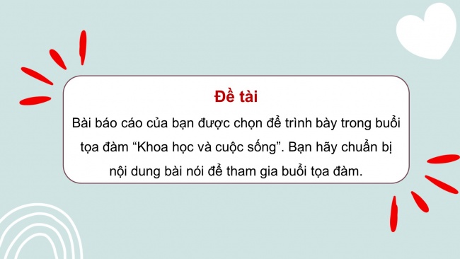 Soạn giáo án điện tử ngữ văn 11 CTST Bài 4: Trình bày kết quả nghiên cứu về một vấn đề tự nhiên hoặc xã hội