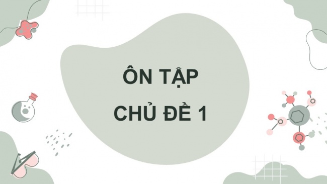 Soạn giáo án điện tử sinh học 11 Cánh diều Ôn tập chủ đề 1