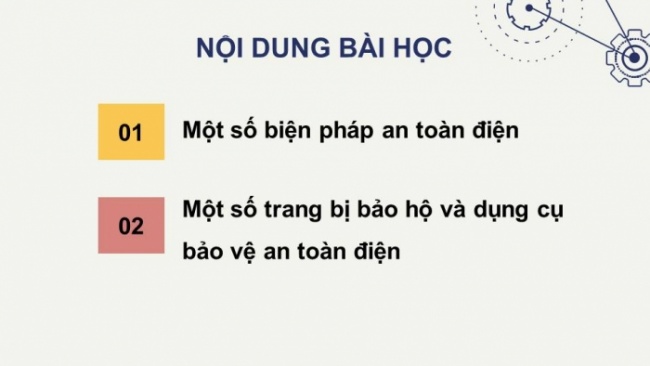 Soạn giáo án điện tử Công nghệ 8 KNTT Bài 12: Biện pháp an toàn điện