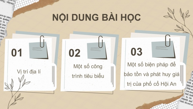 Soạn giáo án điện tử lịch sử và địa lí 4 CTST Bài 18: Phố cổ Hội An