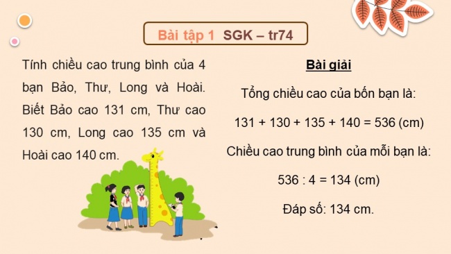 Soạn giáo án điện tử toán 4 cánh diều Bài 30. Luyện tập chung