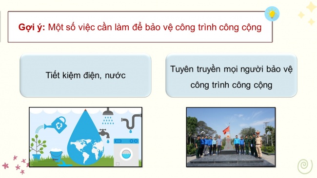 Soạn giáo án điện tử đạo đức 4 cánh diều Bài 8: Em bảo vệ của công