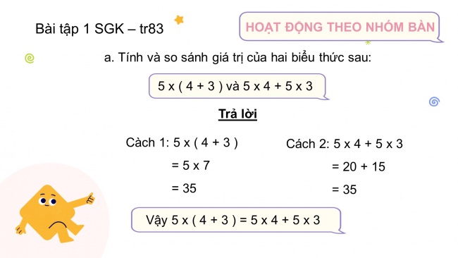 Soạn giáo án điện tử toán 4 cánh diều Bài 35. Luyện tập