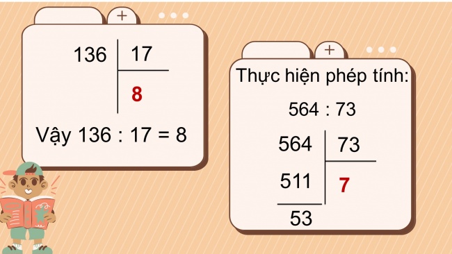 Soạn giáo án điện tử toán 4 cánh diều Bài 42. Chia cho số có hai chữ số (tiếp theo)