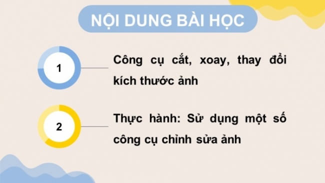 Soạn giáo án điện tử Tin học 8 KNTT Bài 9b: Thay đổi khung hình, kích thước ảnh