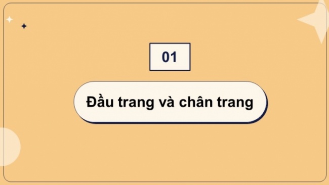 Soạn giáo án điện tử Tin học 8 KNTT Bài 9a: Tạo đầu trang, chân trang cho văn bản