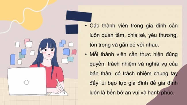 Soạn giáo án điện tử Công dân 8 CTST Bài 7: Phòng, chống bạo lực gia đình